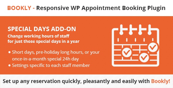 Bookly Service Extras (Add-on) v6.0