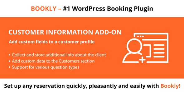 Bookly Customer Information (Add-on) v3.6