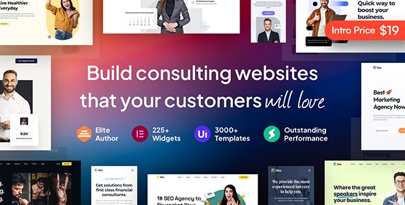 Rise v4.1.0- WordPress 商业和咨询主题
