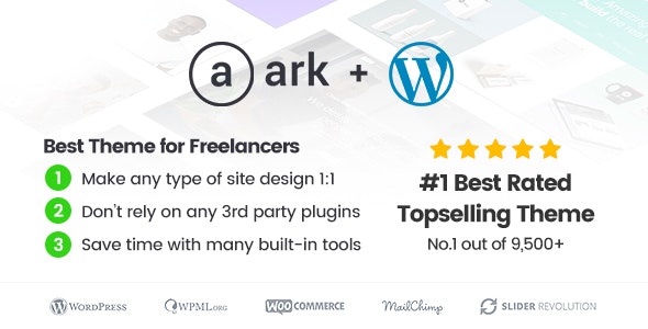 The Ark v1.66.0 – 自由职业者 WordPress 主题