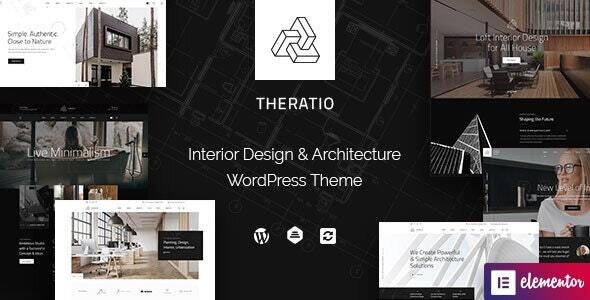 Theratio v1.3.5（已汉化） – WordPress建筑与室内设计主题