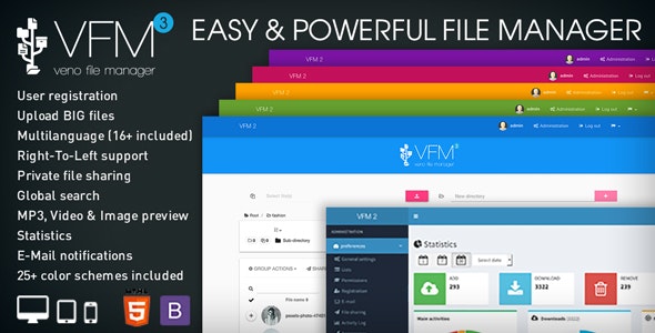 Veno File Manager v4.4.2（已汉化） – 托管和共享文件