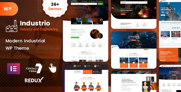 Industrial – Industry & Factory WordPress v1.0 – 6 April 2022