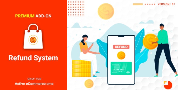 Active eCommerce Refund Add-On v1.8 – 退款系统插件
