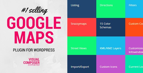 WP MAPS PROv5.8.5 –  WordPress 谷歌地图插件