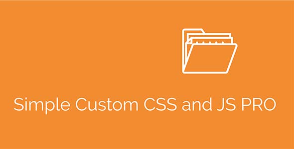 Simple Custom CSS and JS Pro v4.40.0 – 简单的自定义 CSS 和 JS插件