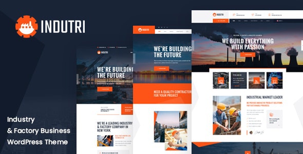 Indutri v1.2.5 – WordPress 工厂和工业主题