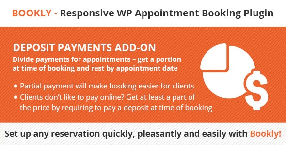 Bookly Deposit Payments (Add-on) v3.7