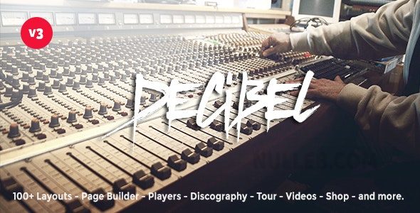 Decibel v3.8.40 – WordPress专业音乐主题