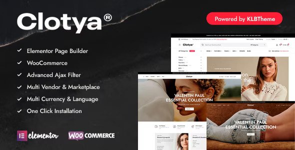 Clotya v1.3.7 – 时装店电子商务主题