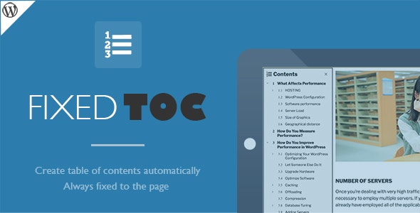 Fixed TOC v4.1.0（已汉化） – WordPress目录插件