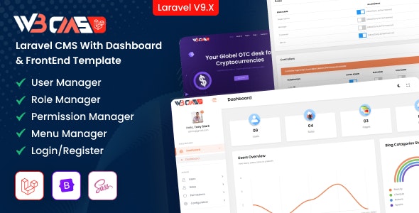 W3CMS-Laravel v2.3 – 内容管理系统