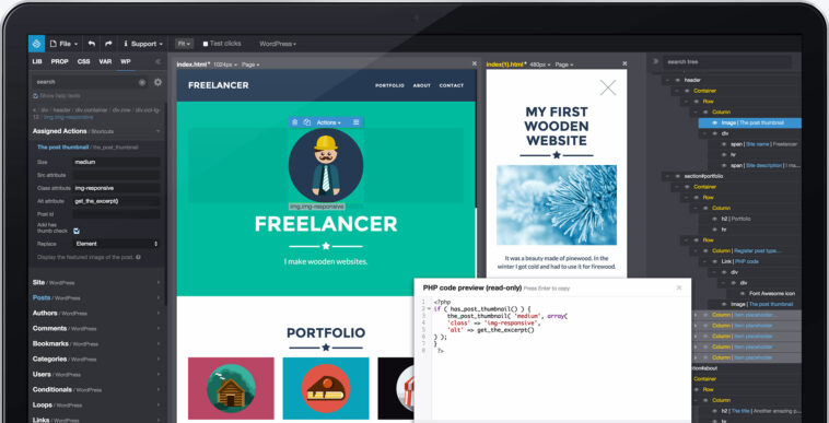 Pinegrow Pro v1.0.22 – WordPress 插件