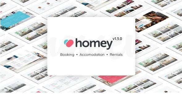 Homey v2.4.4 破解版 – WordPress预订和租赁主题