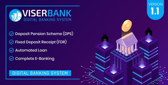 ViserBank v3.0 破解版（已汉化） – 数字银行系统