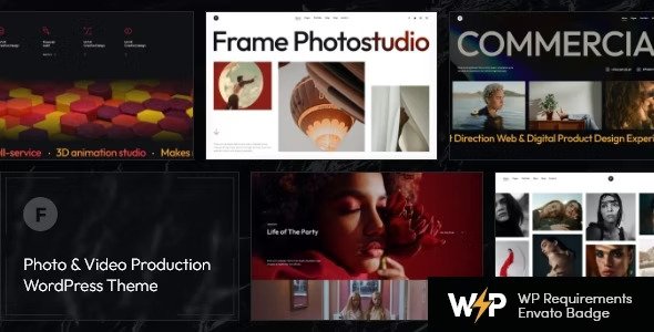 Frame v2.1.0 – WordPress照片和视频制作主题