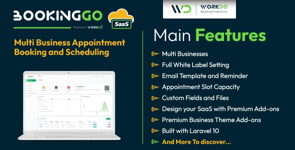 Bookinggo Saas V4.8 – Multi Business Appointment Booking And Scheduling