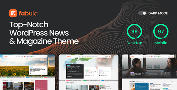 Fabula v1.2.92 – News & Magazine WordPress Theme