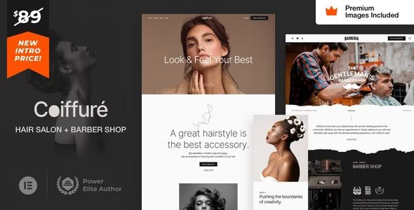 Coiffure v6.7 – 美发沙龙和理发店 WordPress 主题