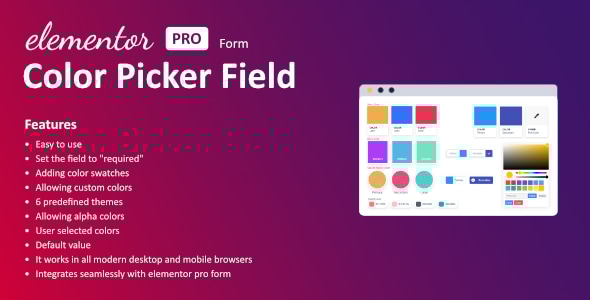 Color Field for Elementor form v1.1.0