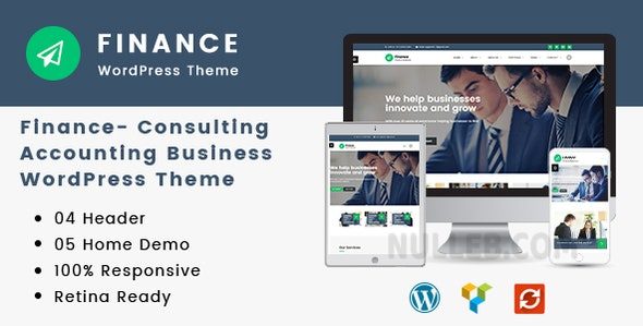 Finance v1.4.9 – 咨询、会计 WordPress 主题