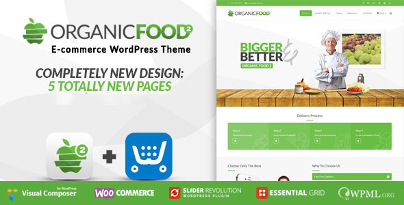 Organic Food v1.3.3 – 农场商业生态 WordPress 主题