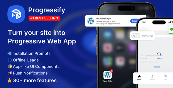 Instantify v1.0.0 – 适用于 WordPress 的渐进式 Web 应用程序 (PWA)