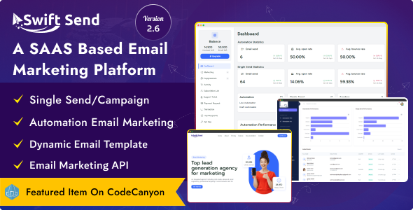 Swift Send v2.6 – 电子邮件营销和活动管理（基于 SAAS）