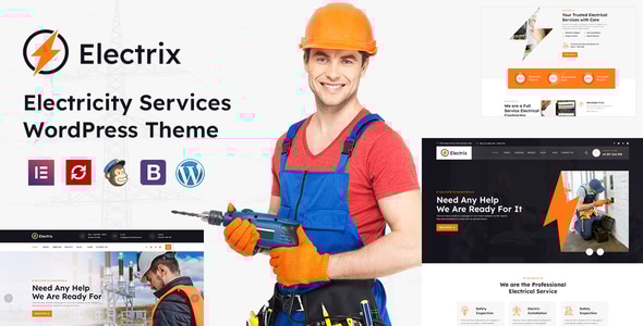 Electrik v1.2 – 电力服务 WordPress 主题