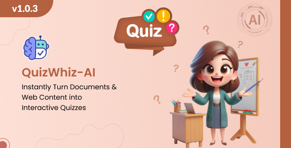 AI Powered Quiz Generator v1.0.3 – QuizWhiz AI – Built With Laravel