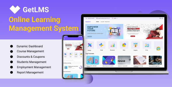 GetLMS Multi Instructor v1.0.2 – 带有 Laravel 管理面板的学习管理系统