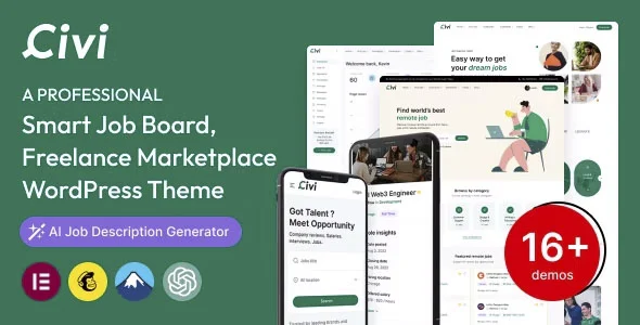 Civi v2.2.0 – 求职板 WordPress 主题