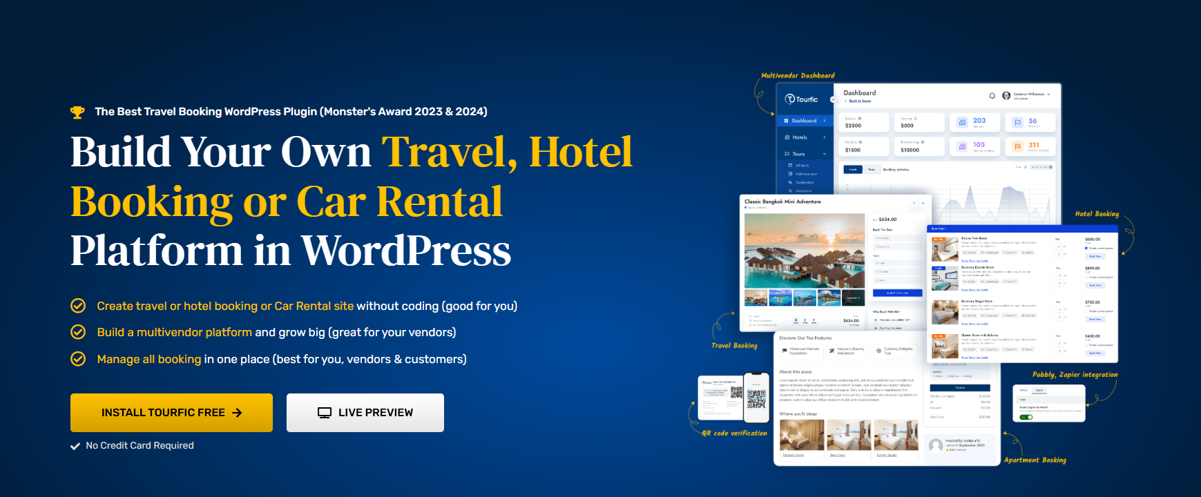 Tourfic Pro v1.15.1 – 酒店和旅游预订 WordPress 插件