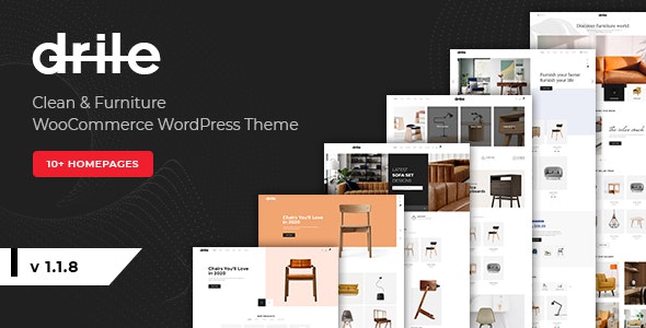 Drile v1.6.7 –  WooCommerce WordPress 家具主题