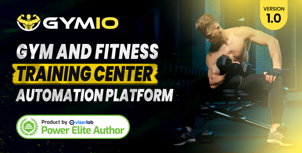 Gymio v1.0 – 健身房和健身训练中心自动化平台