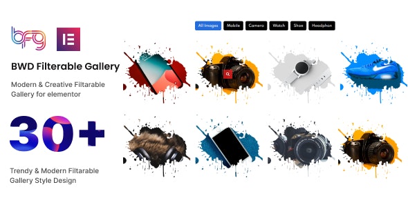 BWD Filterable Gallery Addon For Elementor v1.5