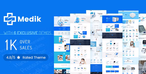 Medik v3.8 – WooCommerce 医疗商店主题