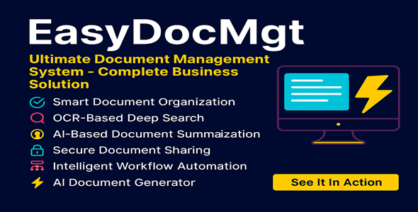 EasyDocMgt v7.3 – 带文件共享功能的AI文档管理系统