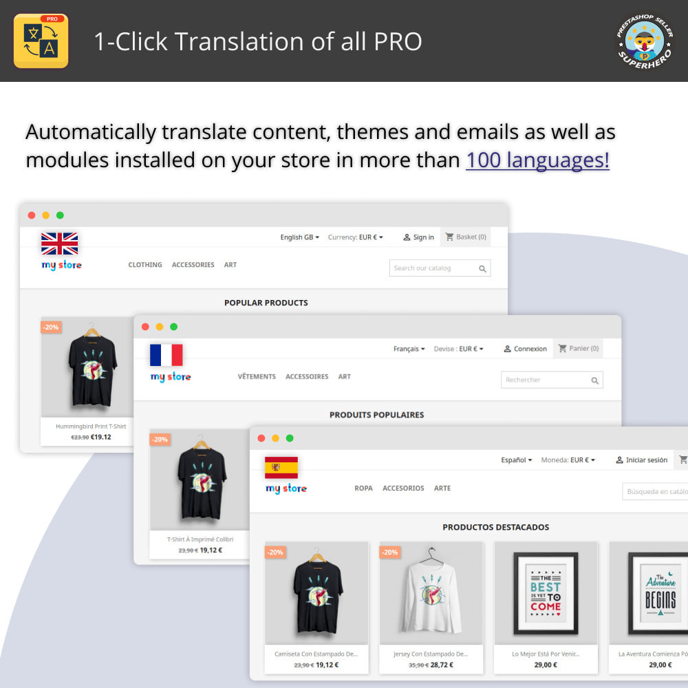 Translate all v5.1.8 – Free and Unlimited Translation